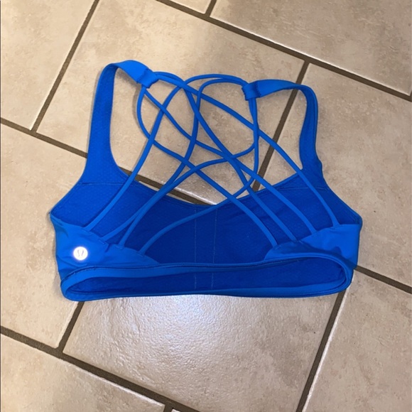 lululemon athletica Other - Lululemon Free to Be Wild Blue Sports Bra